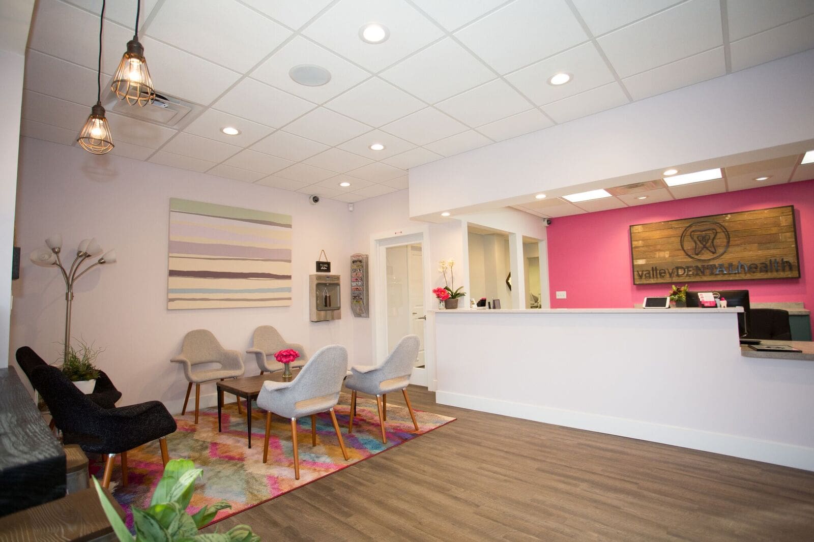 
                    Valley Dental Health waiting area